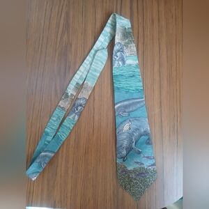 Wembley Endangered Species Manatee Tie